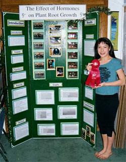 Merit students compete in County and State Science Fairs.