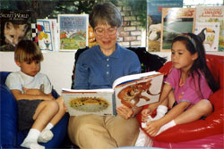 Students develop a love for reading at Merit!